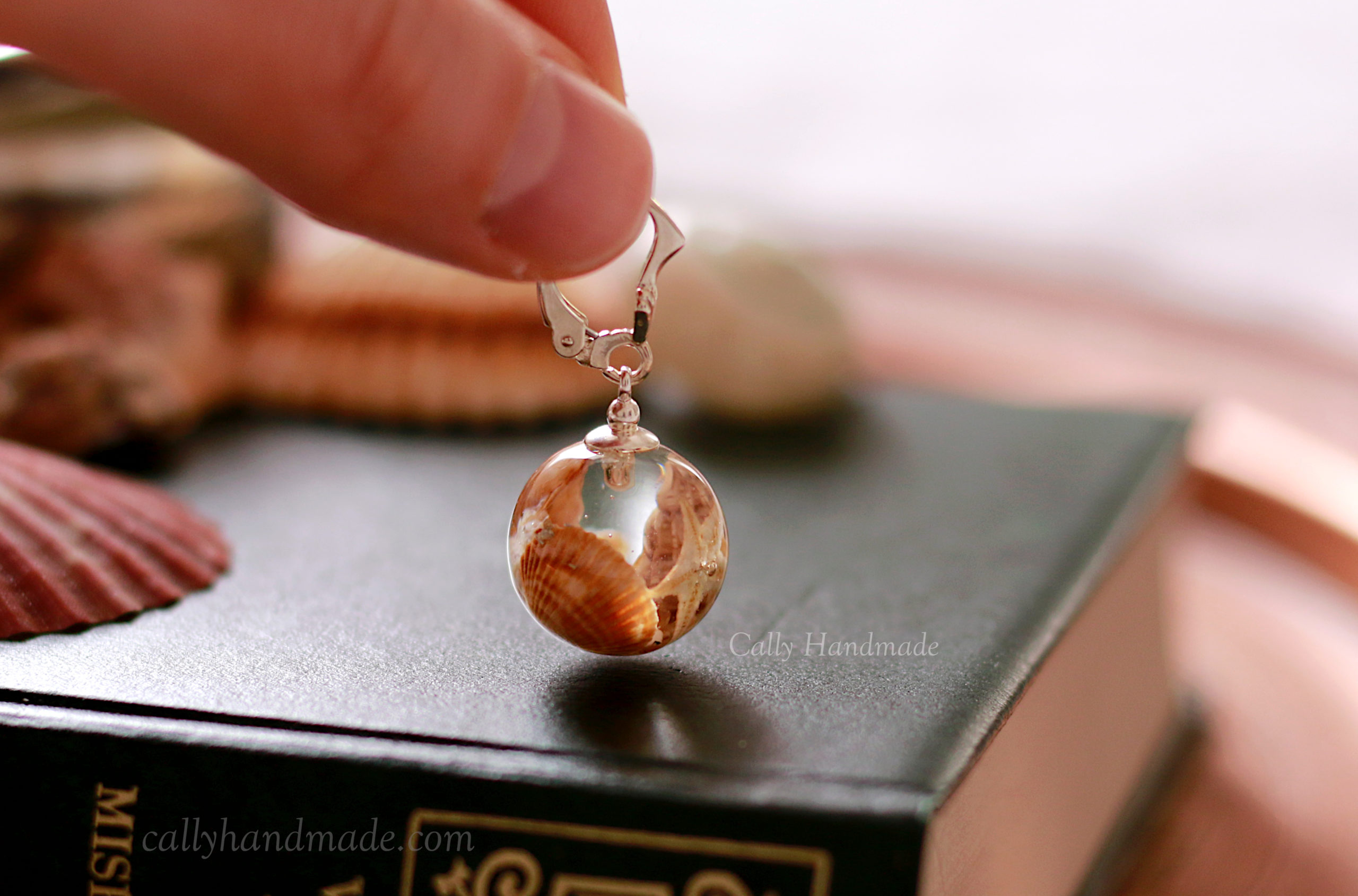 BO coquillages 03 boucles d'oreilles coquillages callyhandmade