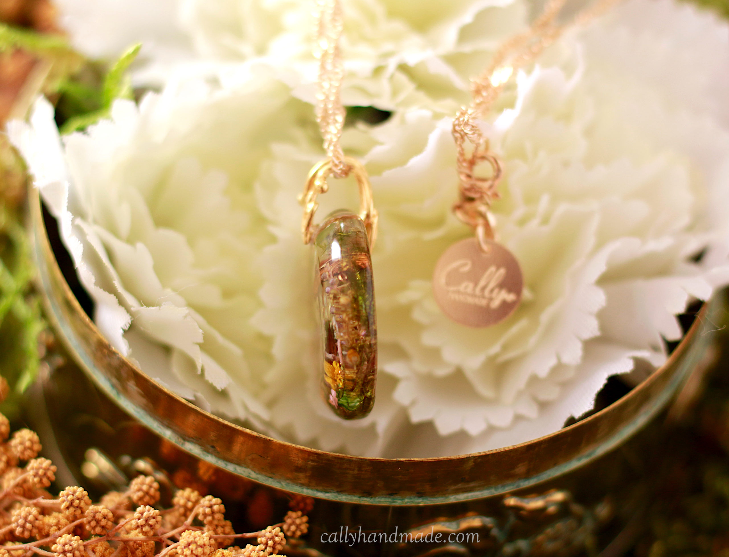 champi 4 collier nature champignons cally handmade